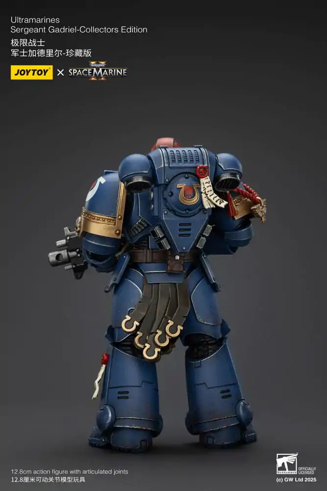 Warhammer 40,000: Space Marine 2 Actionfigur Ultramarines Sergeant Gadriel Collectors Edition 13 cm Produktfoto