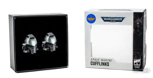 Warhammer 40.000 Manschettenknöpfe Space Marine Produktfoto