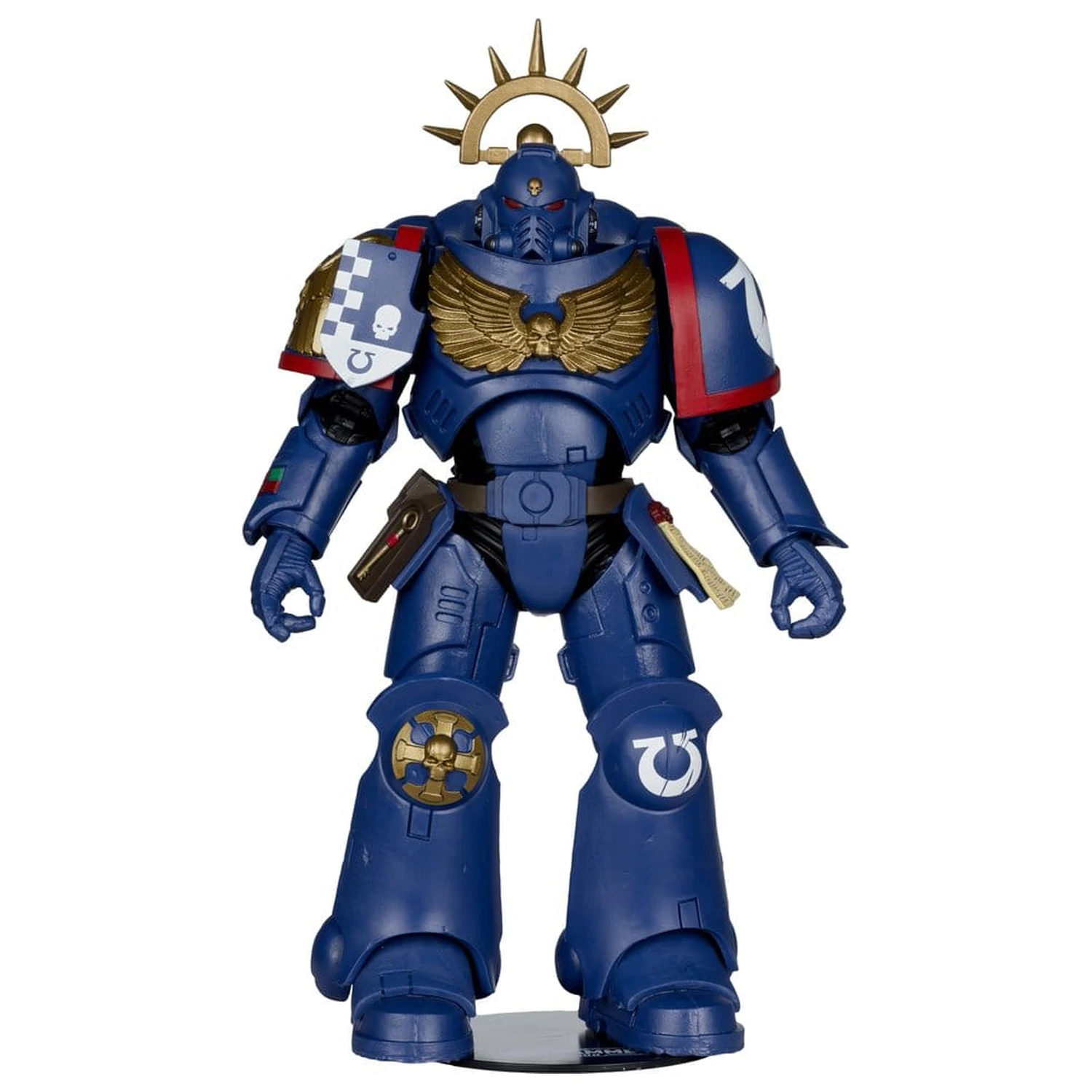 Warhammer 40,000 Total War Action Figur 3rd Company Lieutenant (Ultramarines) 18 cm Produktfoto