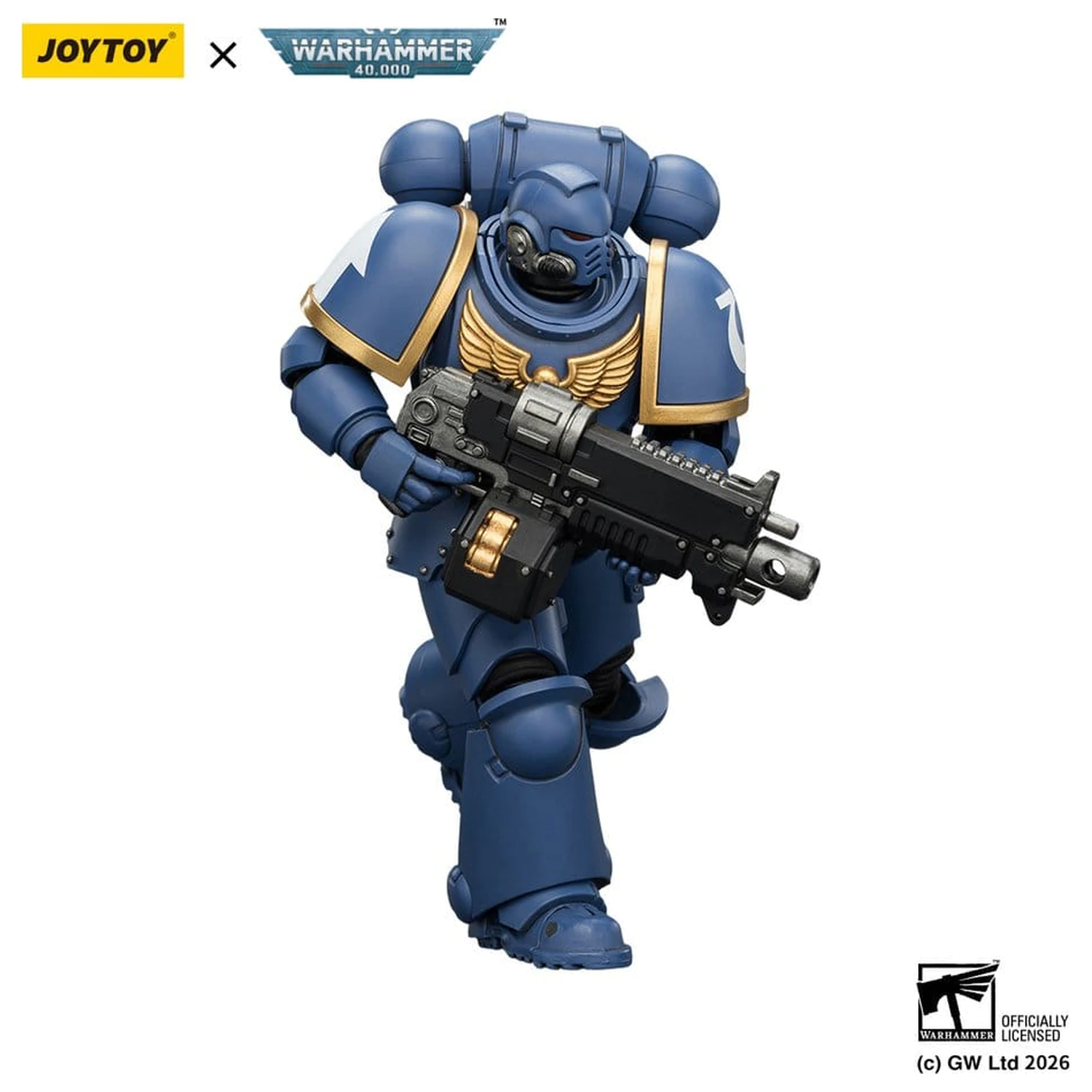 Warhammer 40,000 Action Figur Ultramarines Intercessor 12 cm Produktfoto