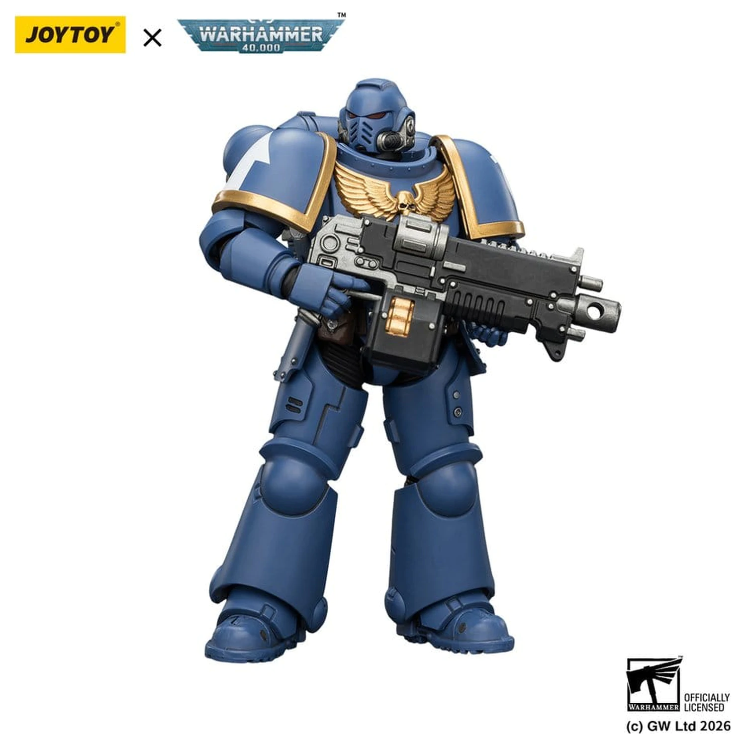 Warhammer 40,000 Action Figur Ultramarines Intercessor 12 cm Produktfoto