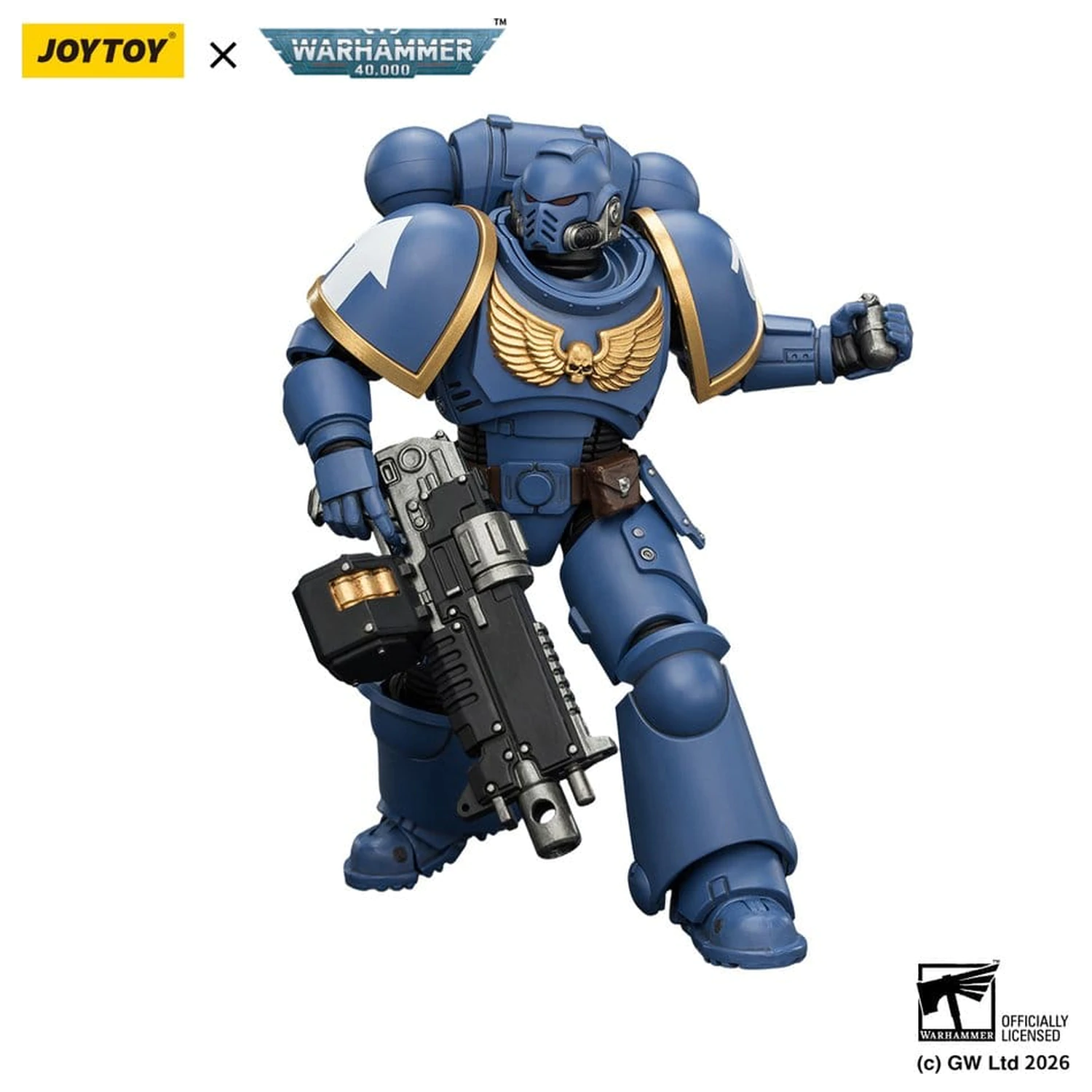 Warhammer 40,000 Action Figur Ultramarines Intercessor 12 cm Produktfoto