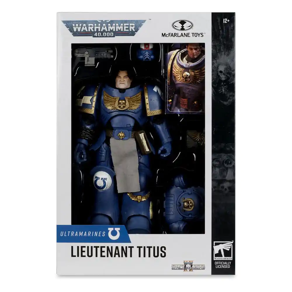 Warhammer 40,000 Actionfigur Ultramarines: Lieutenant Titus 18 cm Produktfoto