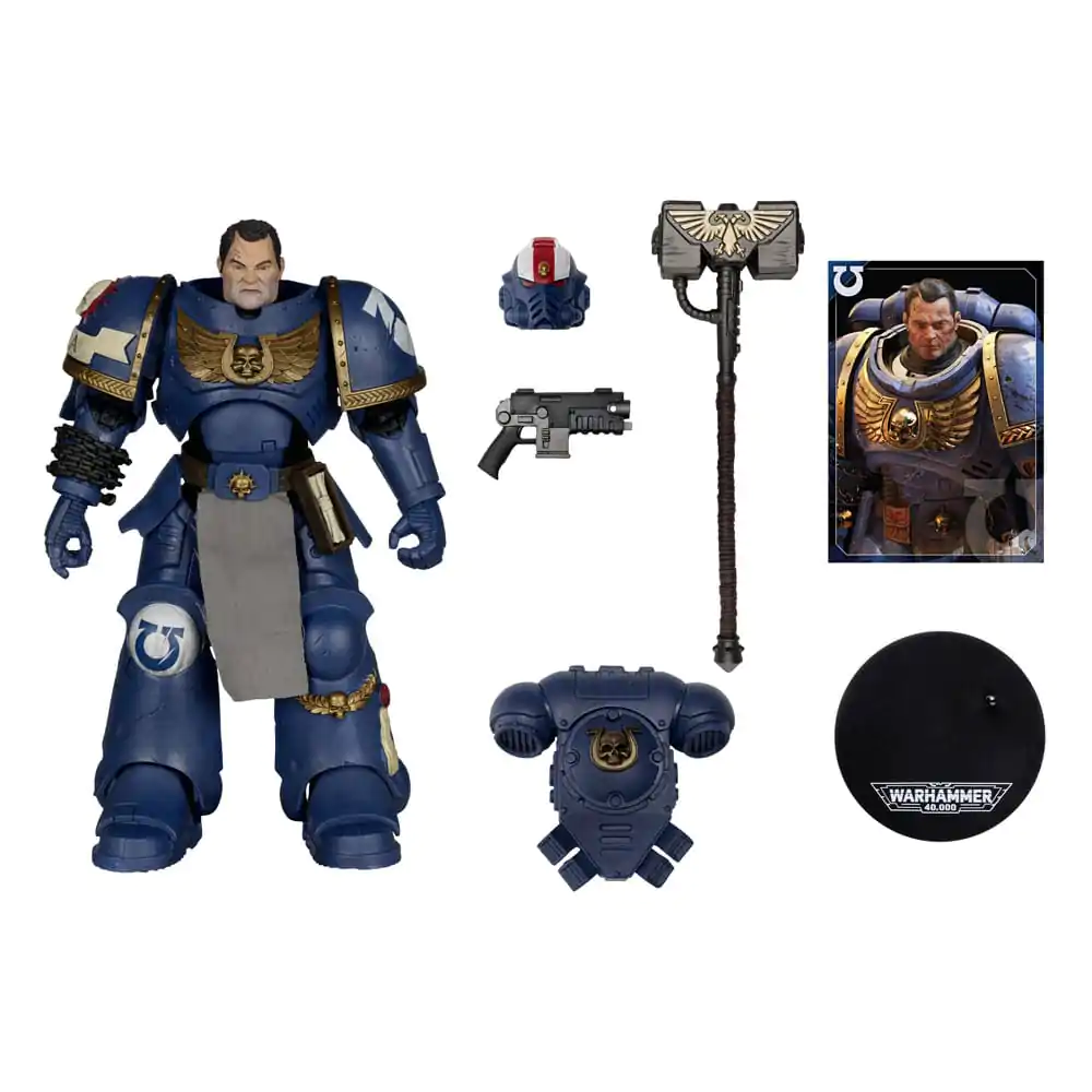 Warhammer 40,000 Actionfigur Ultramarines: Lieutenant Titus 18 cm Produktfoto