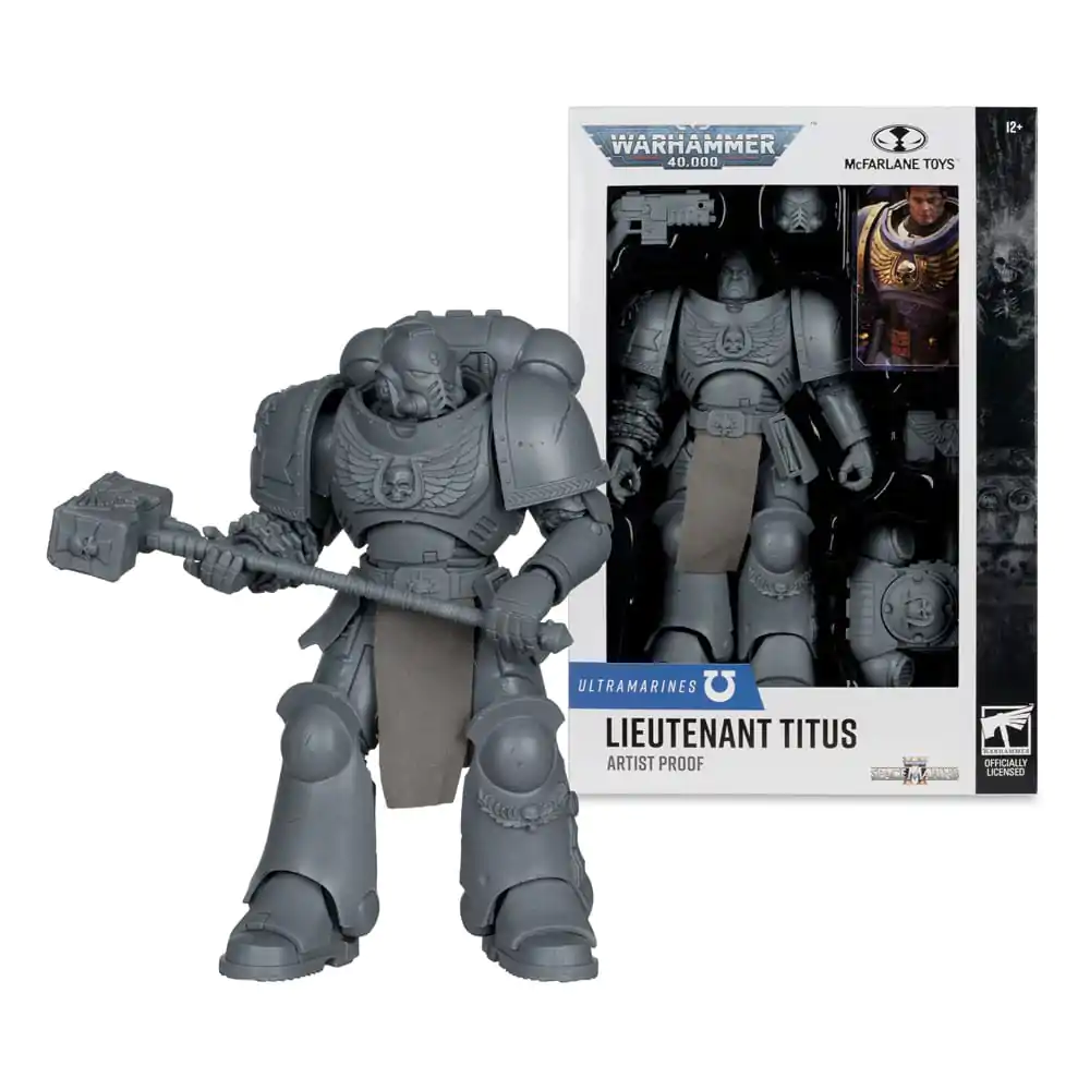 Warhammer 40,000 Actionfigur Ultramarines: Lieutenant Titus (Artist Proof) 18 cm termékfotó