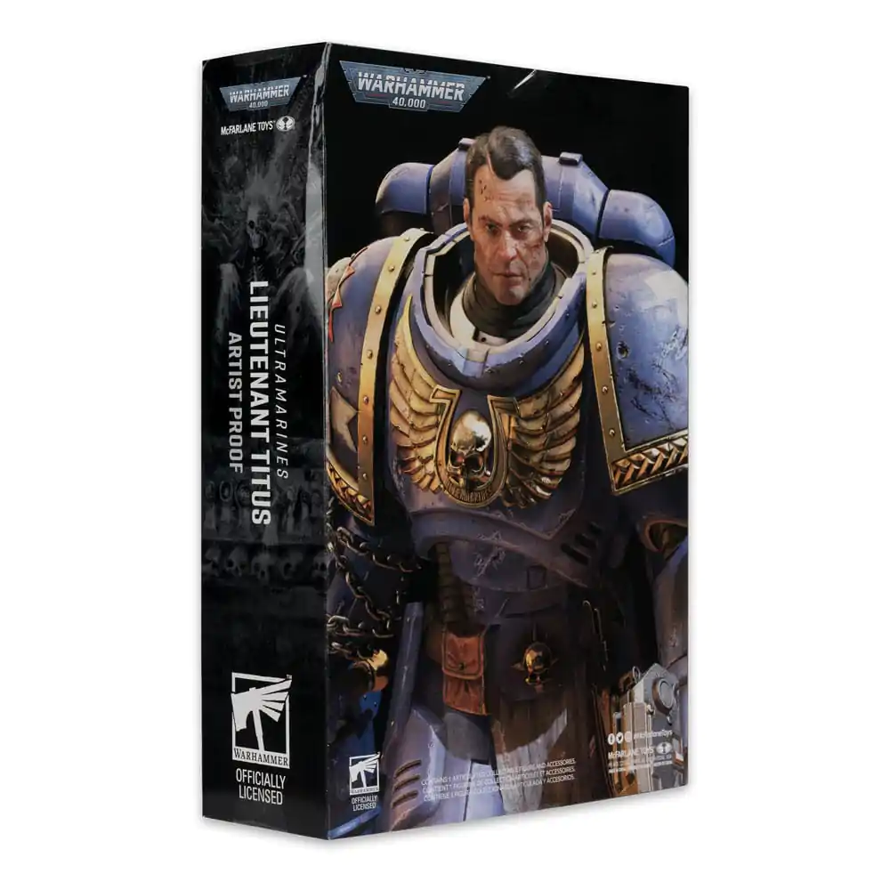 Warhammer 40,000 Actionfigur Ultramarines: Lieutenant Titus (Artist Proof) 18 cm termékfotó