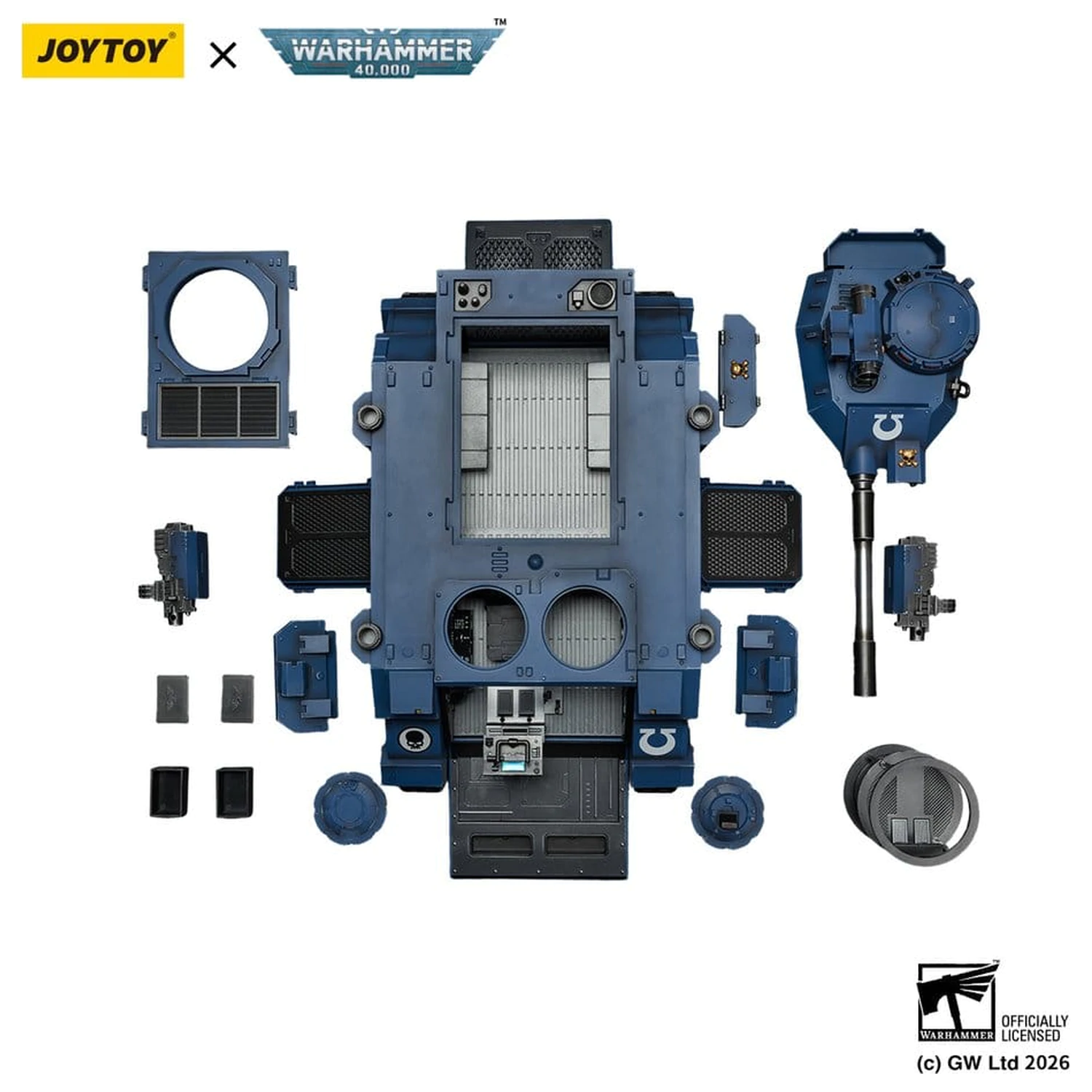 Warhammer 40,000 Fahrzeug Ultramarines Predator Destructor 26 cm Produktfoto