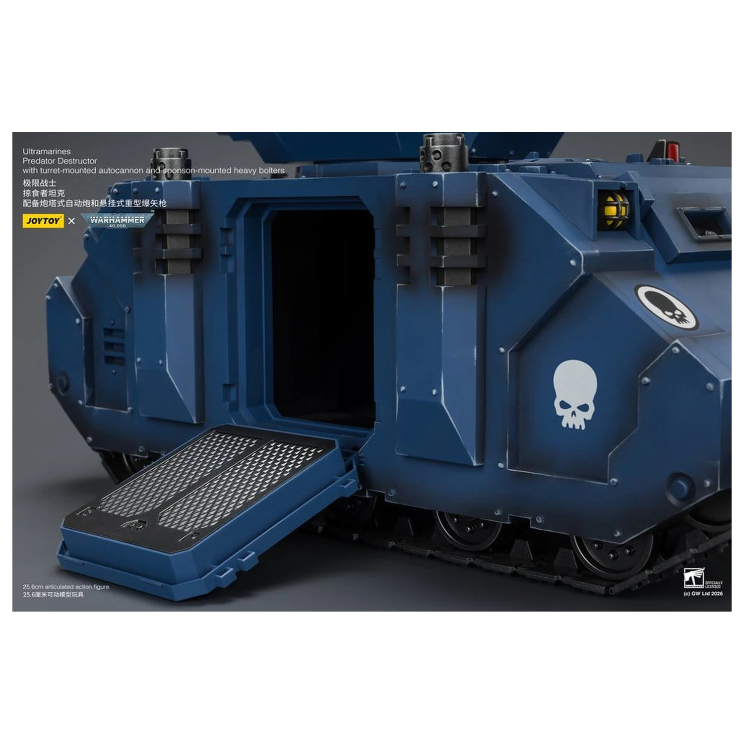 Warhammer 40,000 Fahrzeug Ultramarines Predator Destructor 26 cm Produktfoto