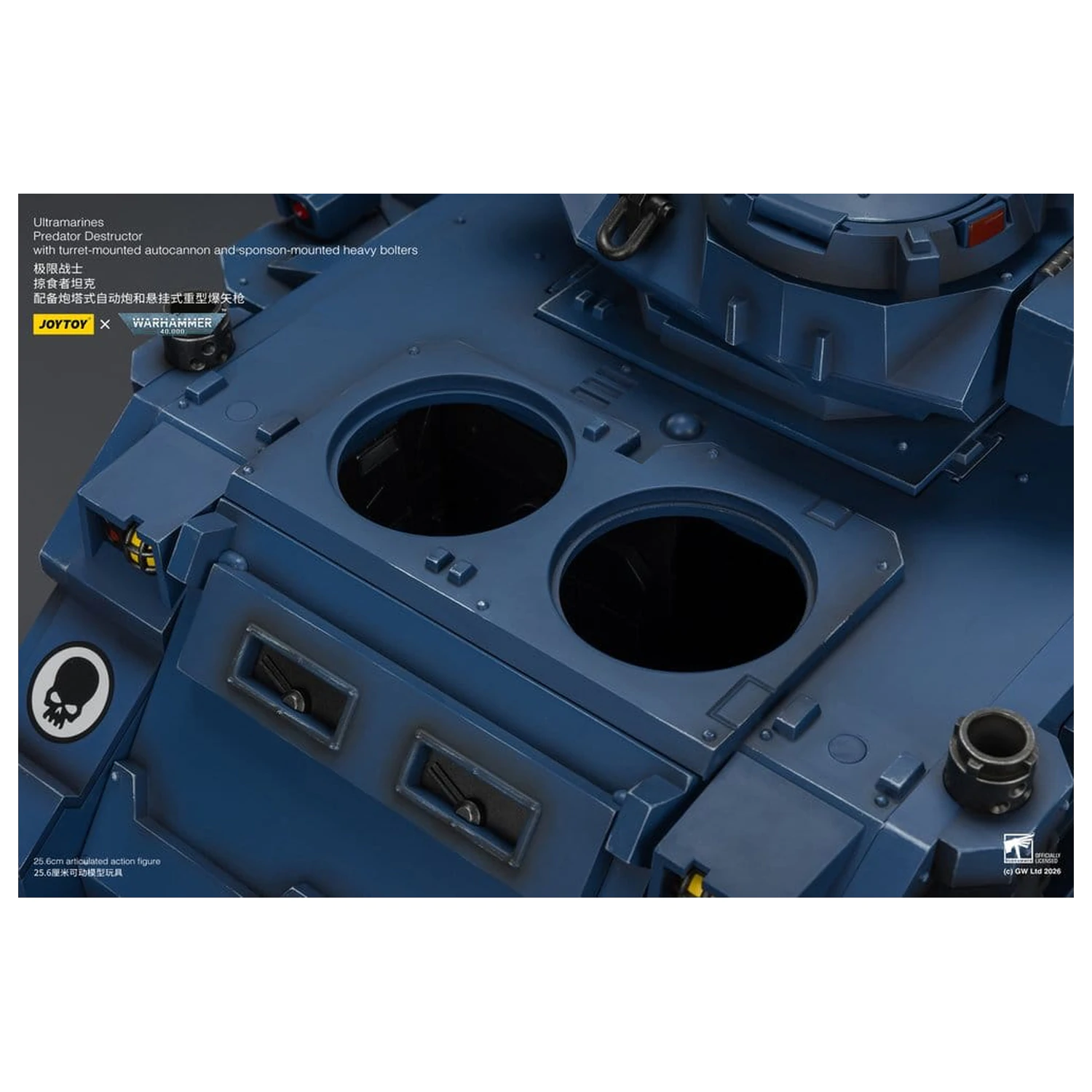 Warhammer 40,000 Fahrzeug Ultramarines Predator Destructor 26 cm Produktfoto