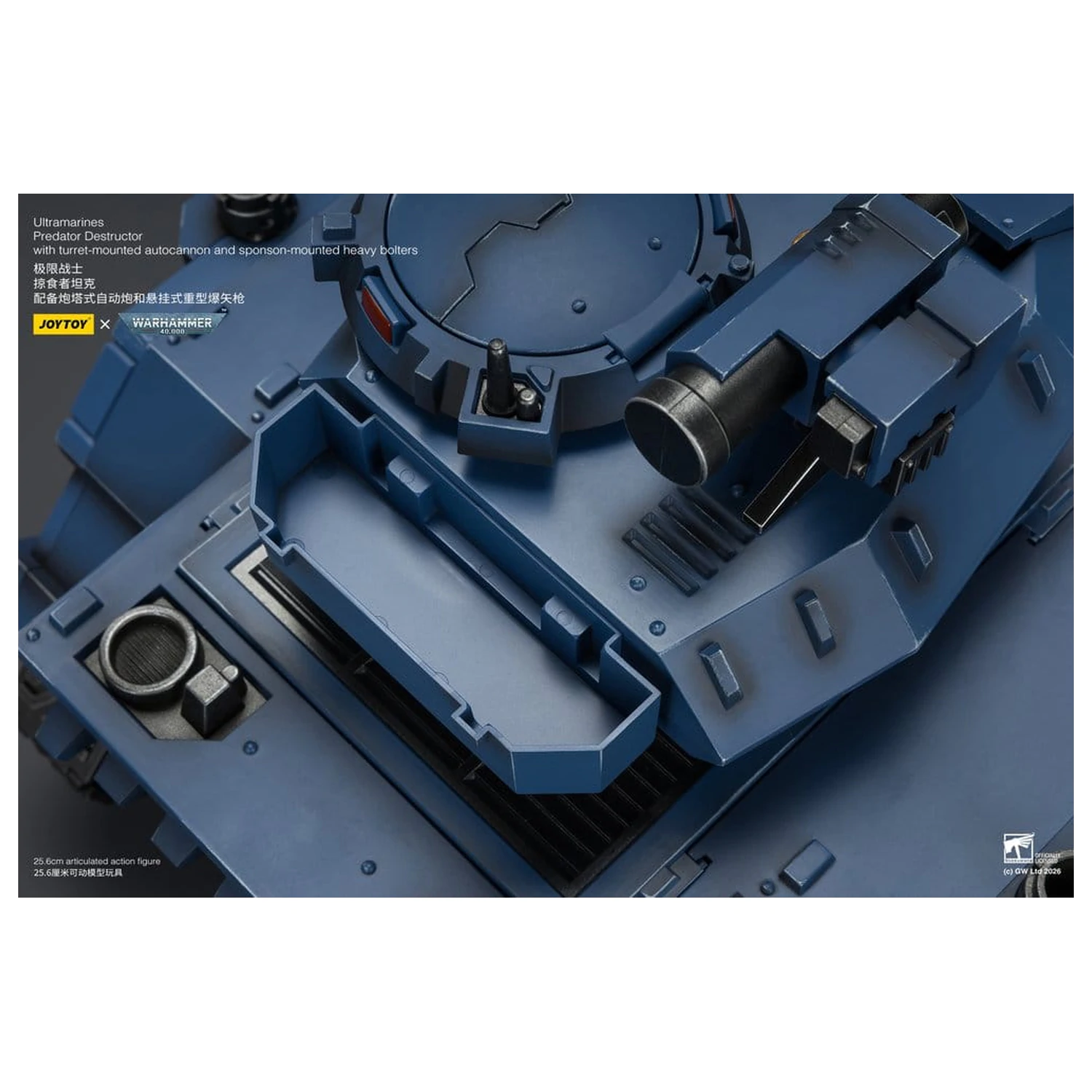 Warhammer 40,000 Fahrzeug Ultramarines Predator Destructor 26 cm Produktfoto