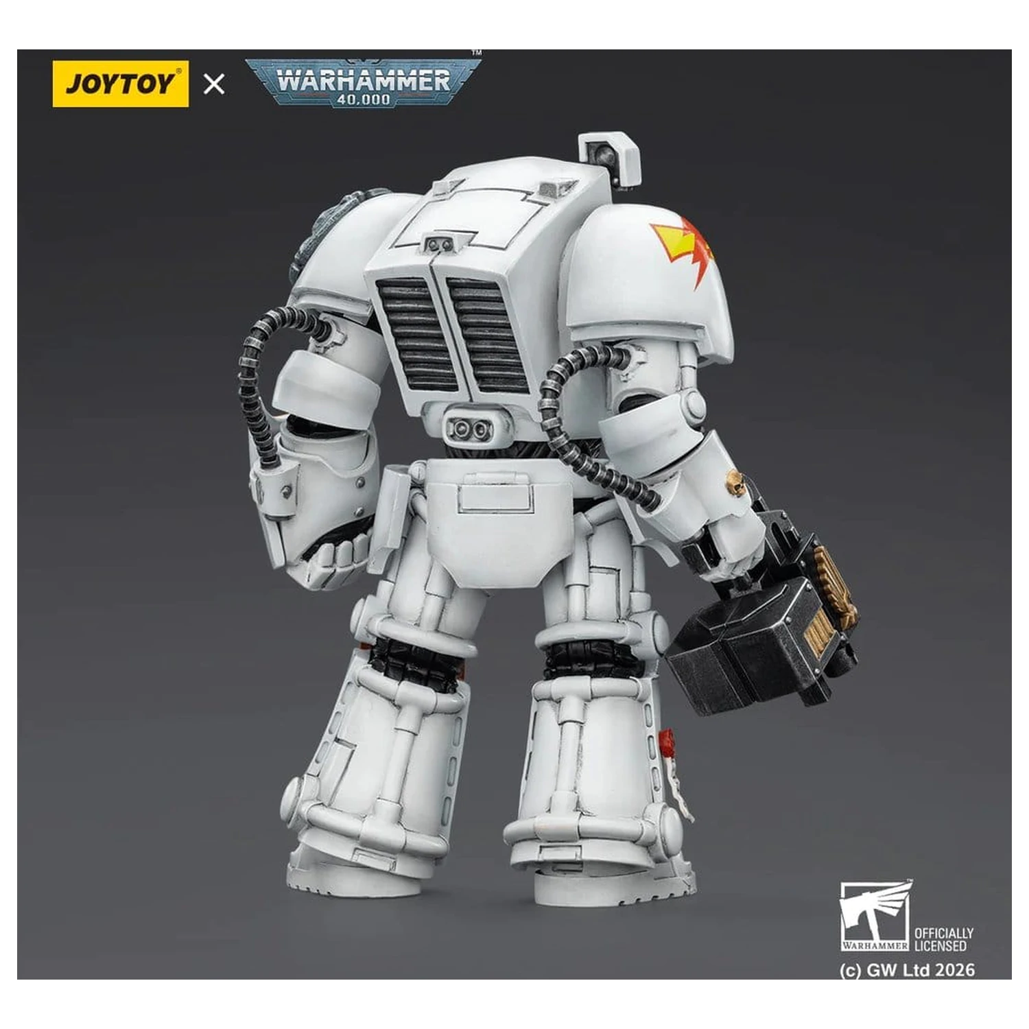 Warhammer 40.000 Actionfigur White Scars Terminator 2 mit Power Fist und Storm Bolter 14 cm Produktfoto