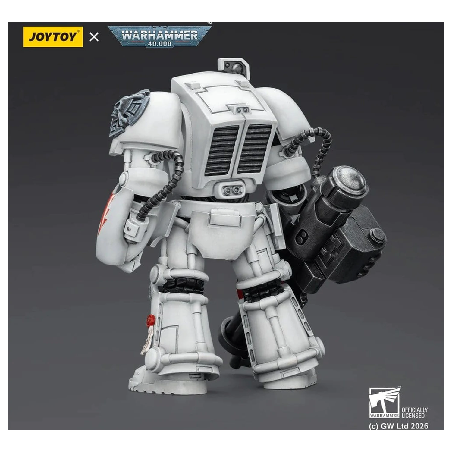 Warhammer 40,000 Action Figur White Scars Terminator 3 with Power Fist and Assault Cannon 14 cm Produktfoto