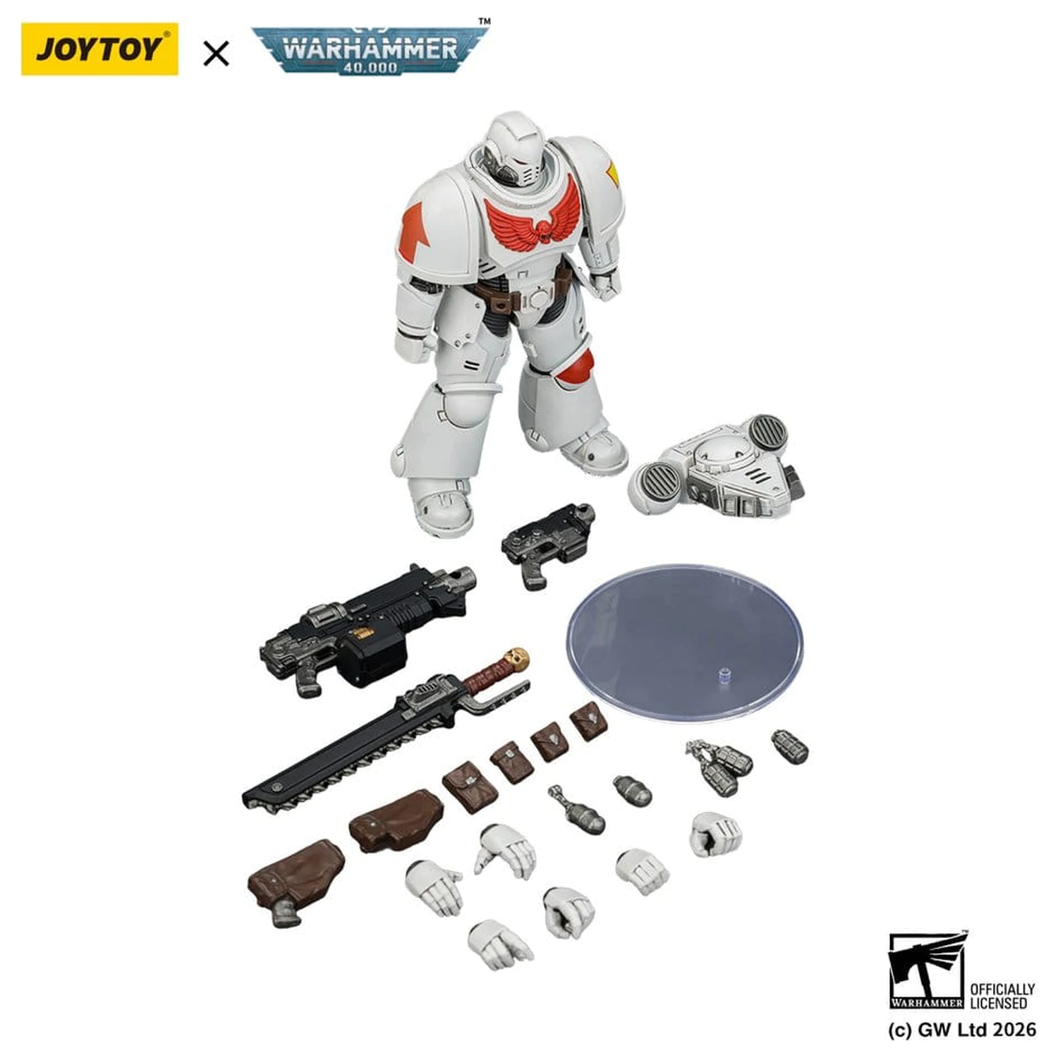 Warhammer 40,000 Actionfigur White Scars Intercessor 12 cm Produktfoto