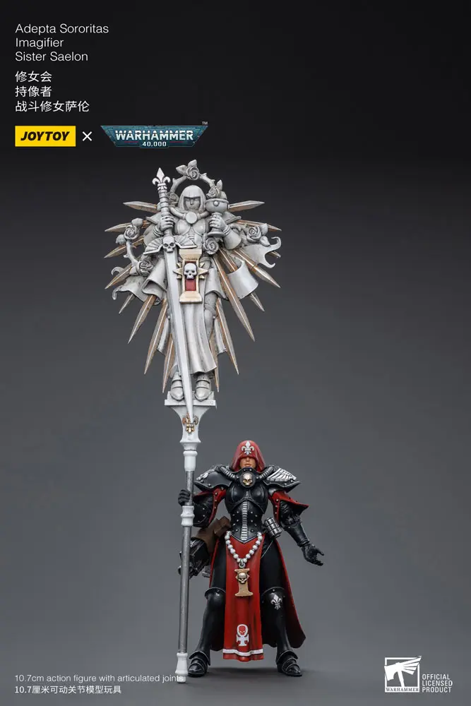 Warhammer 40k Actionfigur 1/18 Adepta Sororitas Battle Sister Sister Saelon 10 cm Produktfoto