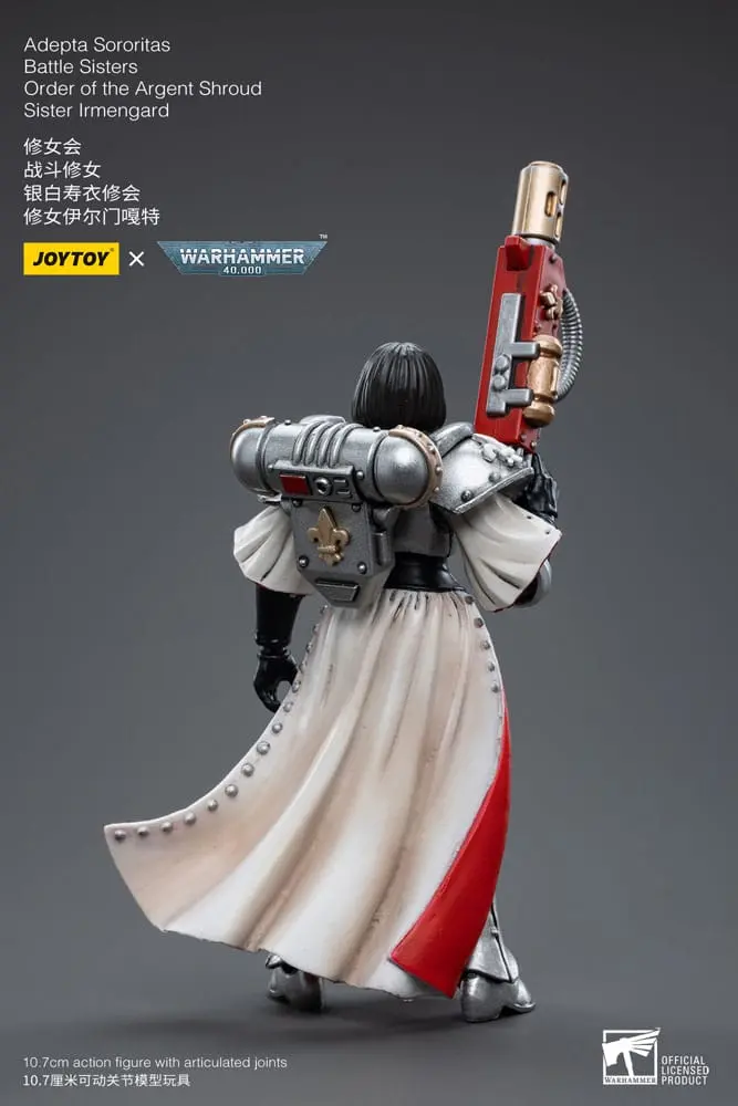 Warhammer 40k Actionfigur 1/18 Adepta Sororitas Battle Sisters Order of the Argent Shroud Sister Irmengard 11 cm Produktfoto