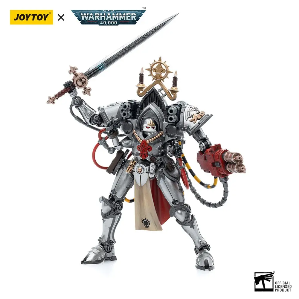 Warhammer 40k Actionfigur 1/18 Adepta Sororitas Order of the Argent Shroud Paragon Warsuit Sister Collaen 21 cm Produktfoto