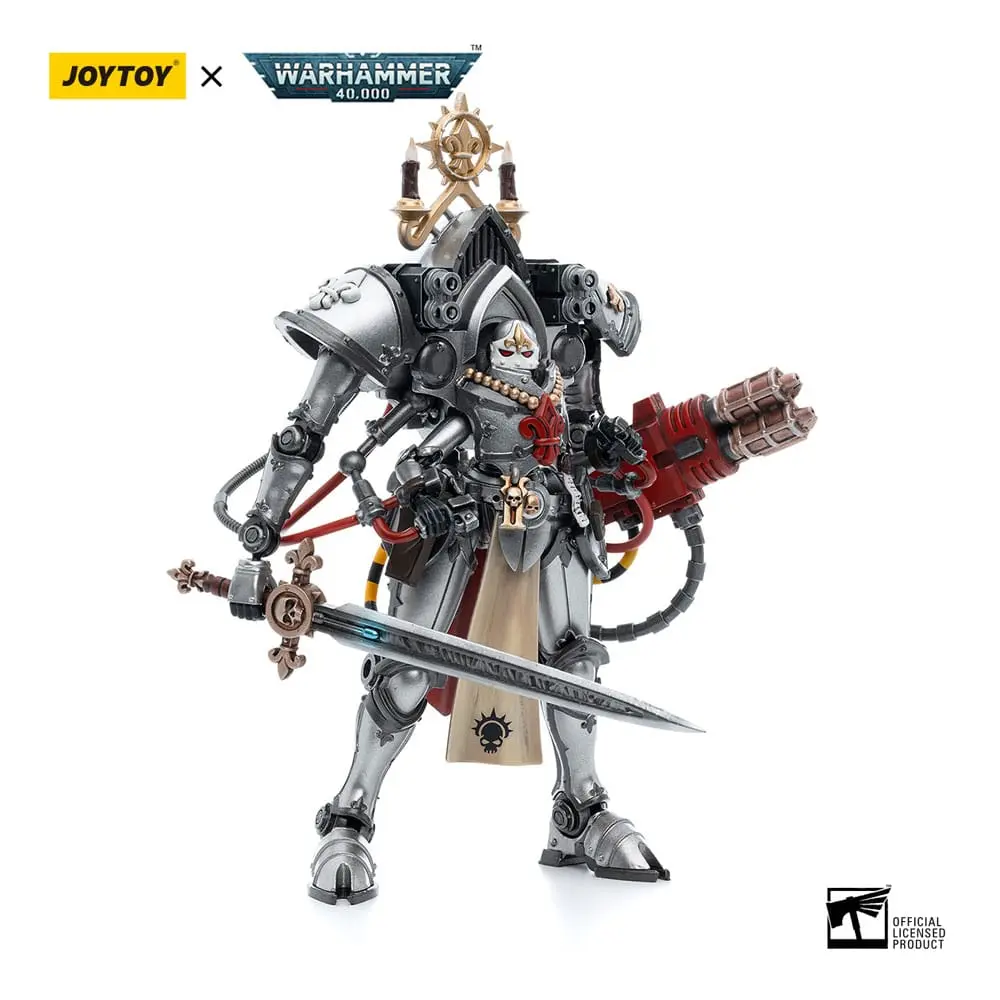 Warhammer 40k Actionfigur 1/18 Adepta Sororitas Order of the Argent Shroud Paragon Warsuit Sister Collaen 21 cm Produktfoto