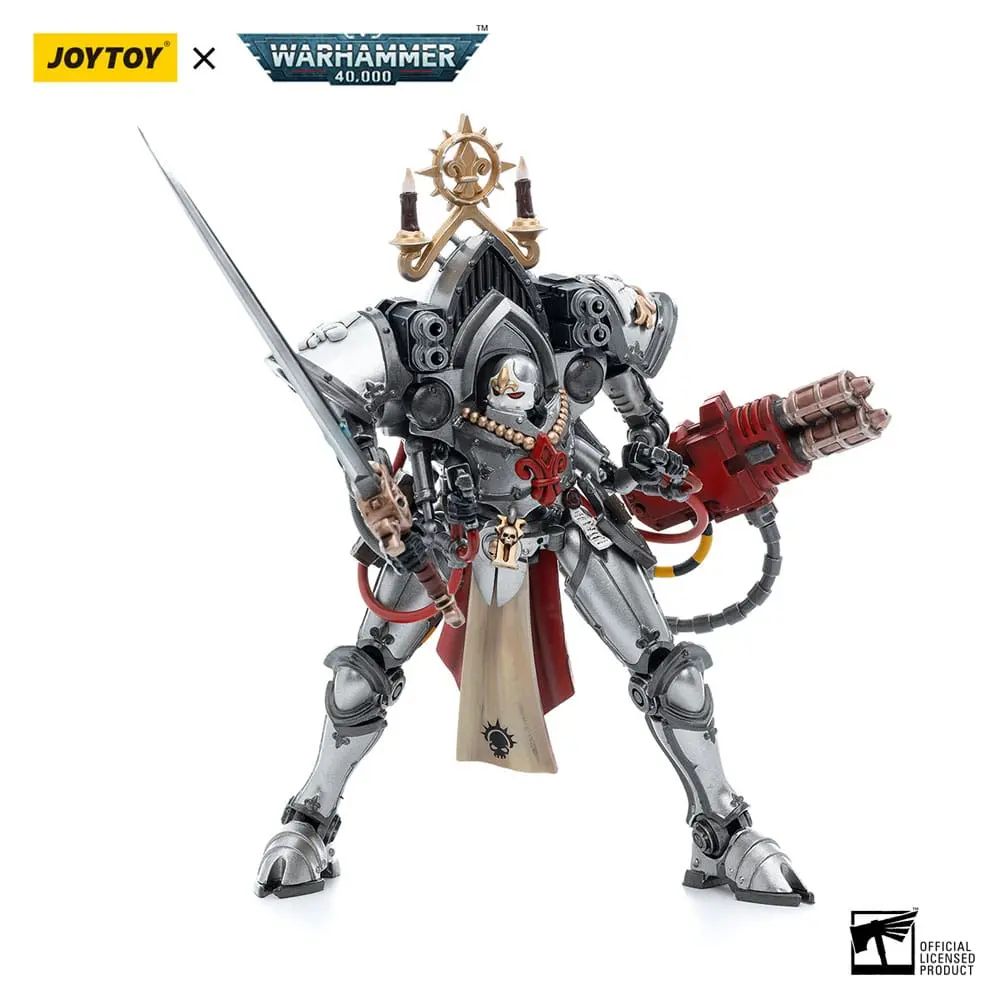 Warhammer 40k Actionfigur 1/18 Adepta Sororitas Order of the Argent Shroud Paragon Warsuit Sister Collaen 21 cm Produktfoto