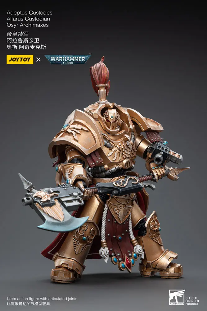 Warhammer 40k Actionfigur 1/18 Adeptus Custodes Allarus Custodian Osyr Archimaxes 14 cm Produktfoto