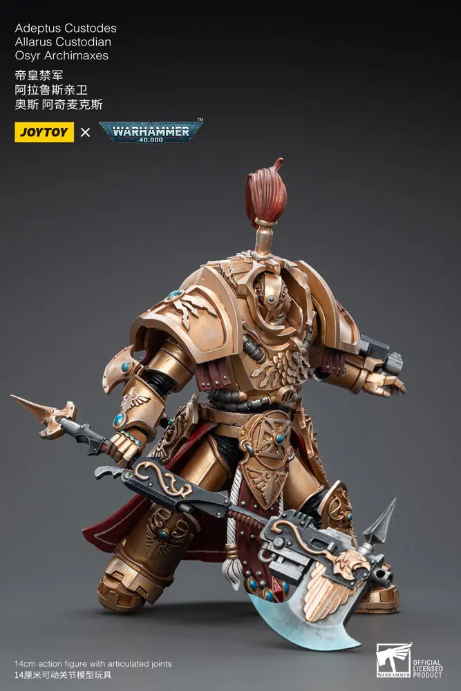 Warhammer 40k Actionfigur 1/18 Adeptus Custodes Allarus Custodian Osyr Archimaxes 14 cm Produktfoto