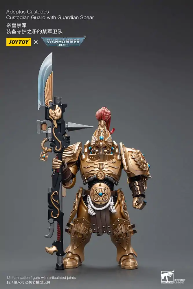 Warhammer 40k Actionfigur 1/18 Adeptus Custodes Custodian Guard with Guardian Spear Produktfoto