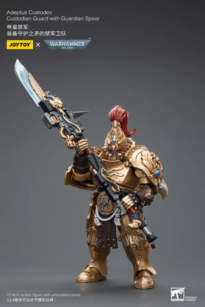 Warhammer 40k Actionfigur 1/18 Adeptus Custodes Custodian Guard with Guardian Spear Produktfoto