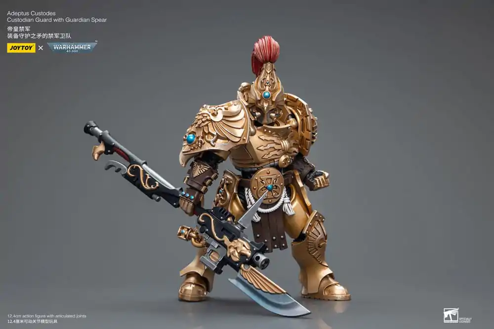 Warhammer 40k Actionfigur 1/18 Adeptus Custodes Custodian Guard with Guardian Spear Produktfoto