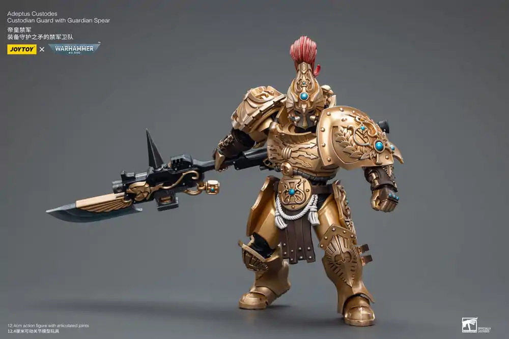Warhammer 40k Actionfigur 1/18 Adeptus Custodes Custodian Guard with Guardian Spear Produktfoto