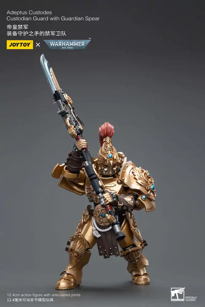 Warhammer 40k Actionfigur 1/18 Adeptus Custodes Custodian Guard with Guardian Spear Produktfoto