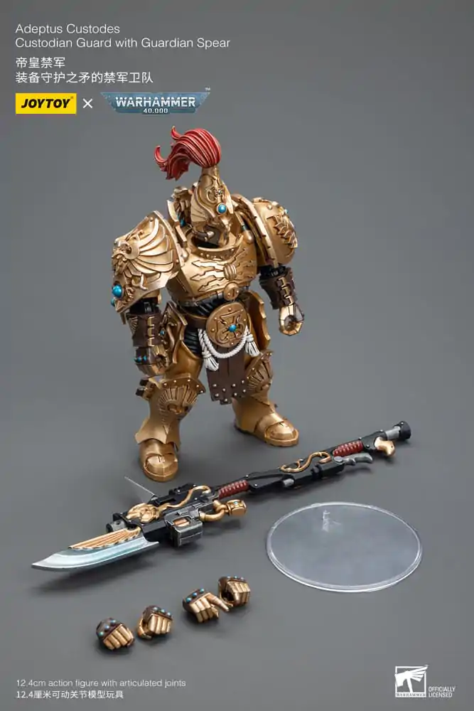 Warhammer 40k Actionfigur 1/18 Adeptus Custodes Custodian Guard with Guardian Spear Produktfoto