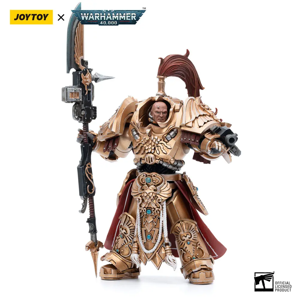 Warhammer 40k Actionfigur 1/18 Adeptus Custodes Shield-Captain in Allarus Terminator Armour Hydon Seronis 14 cm Produktfoto
