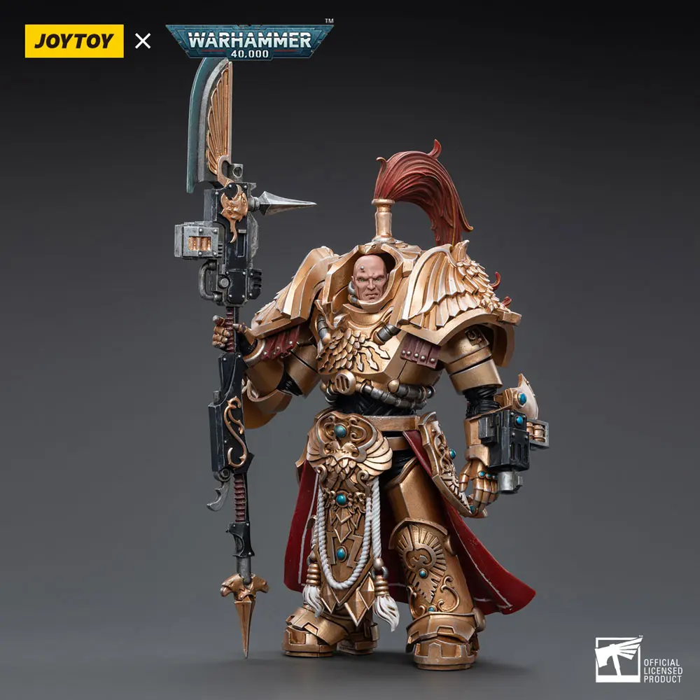 Warhammer 40k Actionfigur 1/18 Adeptus Custodes Shield-Captain in Allarus Terminator Armour Hydon Seronis 14 cm Produktfoto