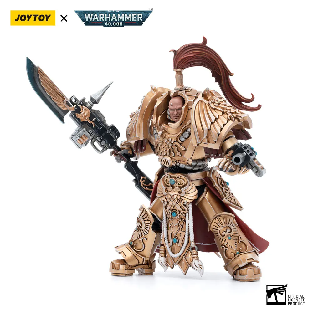 Warhammer 40k Actionfigur 1/18 Adeptus Custodes Shield-Captain in Allarus Terminator Armour Hydon Seronis 14 cm Produktfoto