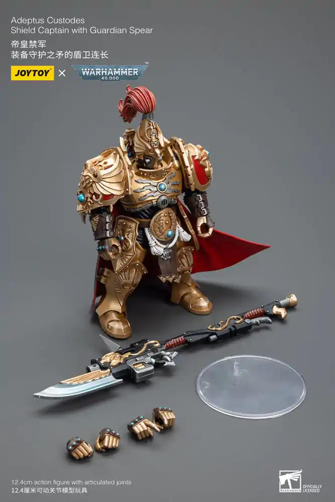 Warhammer 40k Actionfigur 1/18 Adeptus Custodes Shield Captain with Guardian Spear 12 cm termékfotó