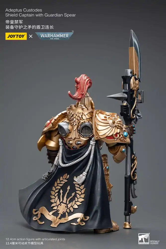 Warhammer 40k Actionfigur 1/18 Adeptus Custodes Shield Captain with Guardian Spear 12 cm termékfotó