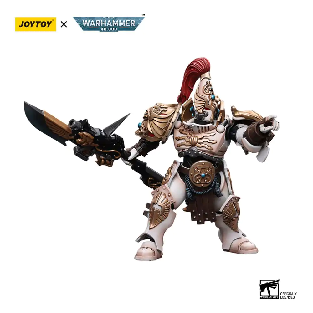 Warhammer 40k Actionfigur 1/18 Adeptus Custodes Solar Watch Custodian Guard with Guardian Spear 12 cm Produktfoto
