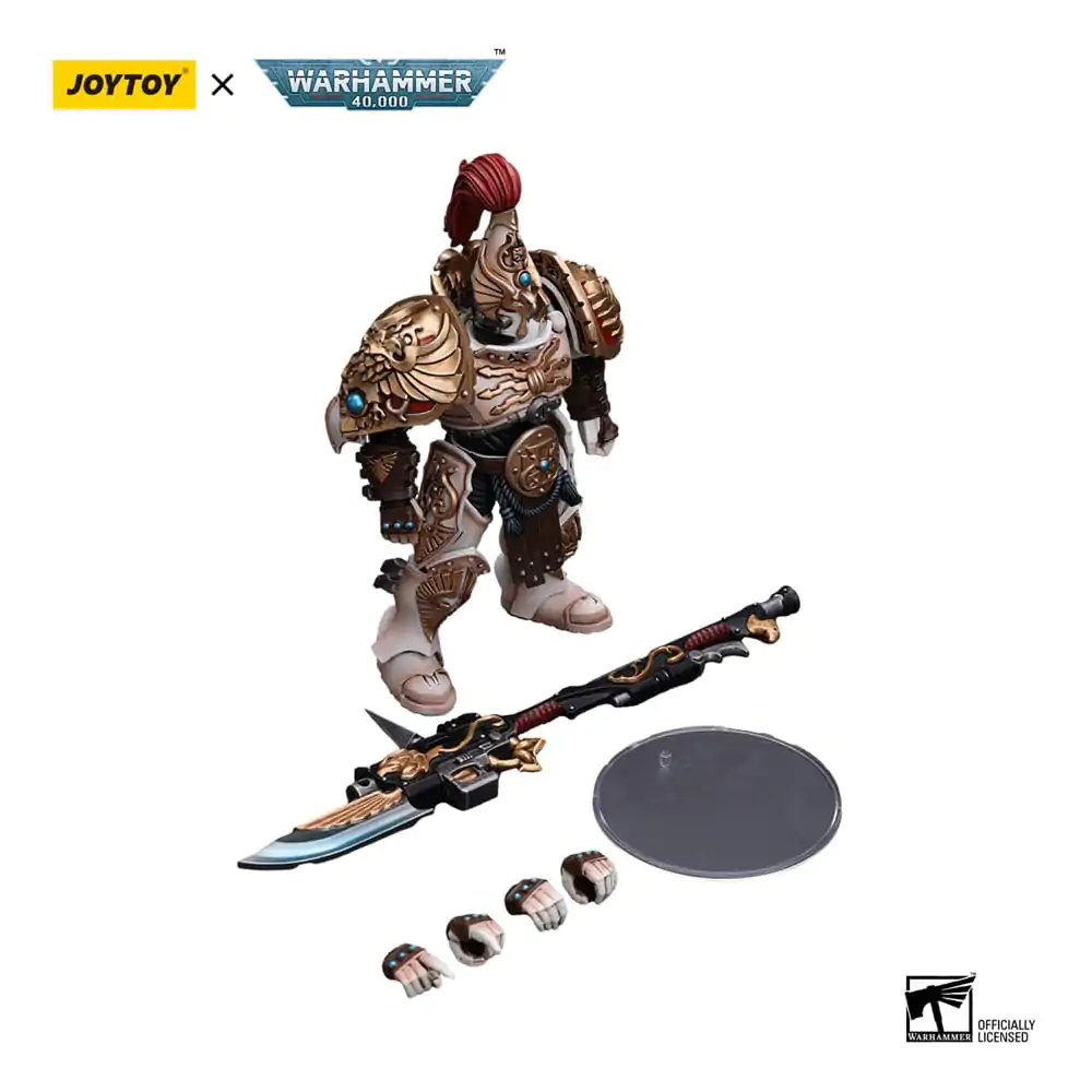 Warhammer 40k Actionfigur 1/18 Adeptus Custodes Solar Watch Custodian Guard with Guardian Spear 12 cm Produktfoto