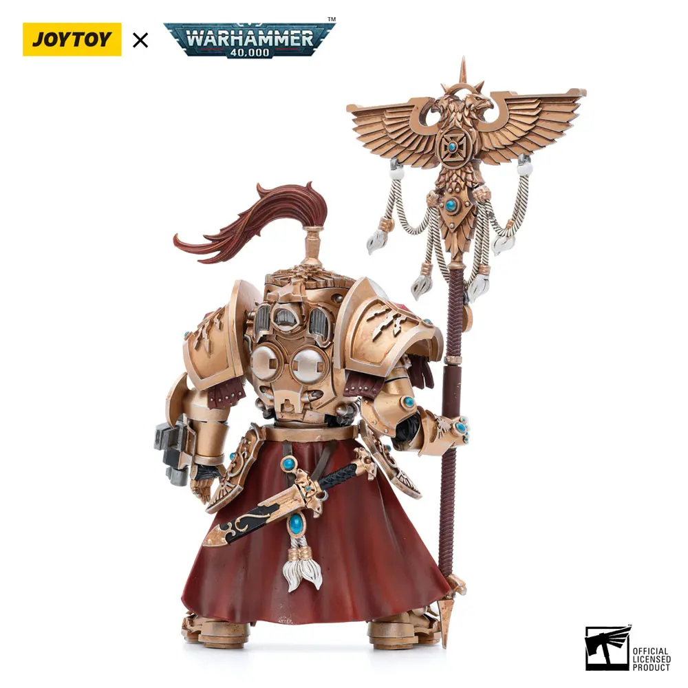 Warhammer 40k Actionfigur 1/18 Adeptus Custodes Vexilus Praetor in Allarus Terminator Armour Phelam Tolguror 14 cm Produktfoto