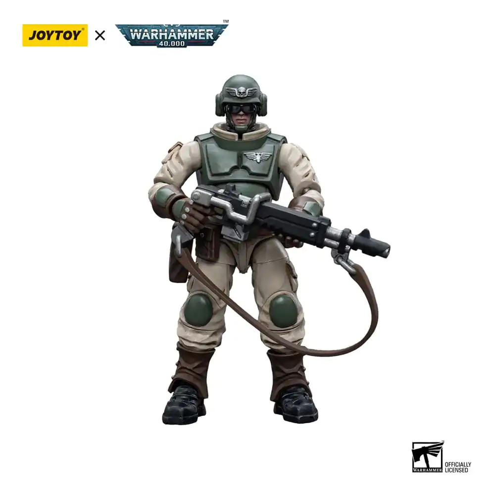 Warhammer 40k Actionfigur 1/18 Astra Militarum Ordnance Team with Bombast Field Gun Artillery 12 cm Produktfoto