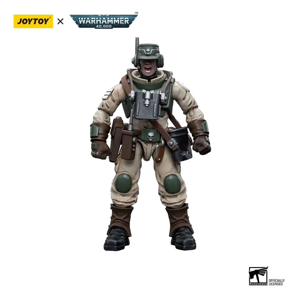 Warhammer 40k Actionfigur 1/18 Astra Militarum Ordnance Team with Bombast Field Gun Artillery 12 cm Produktfoto