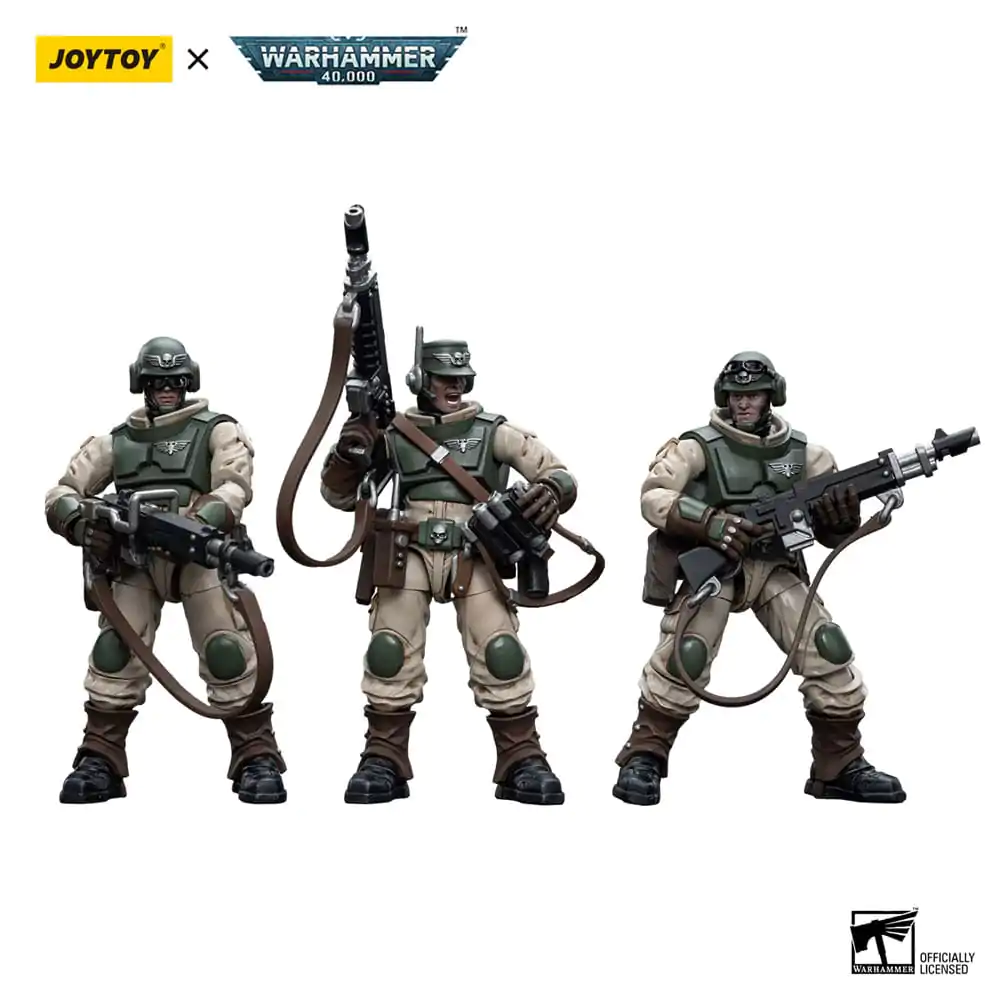 Warhammer 40k Actionfigur 1/18 Astra Militarum Ordnance Team with Bombast Field Gun Artillery 12 cm Produktfoto