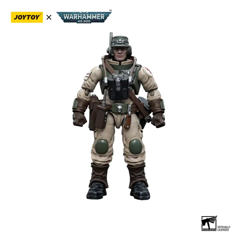 Warhammer 40k Actionfigur 1/18 Astra Militarum Ordnance Team with Malleus Rocket Launcher Ordnance Brigade 12 cm Produktfoto