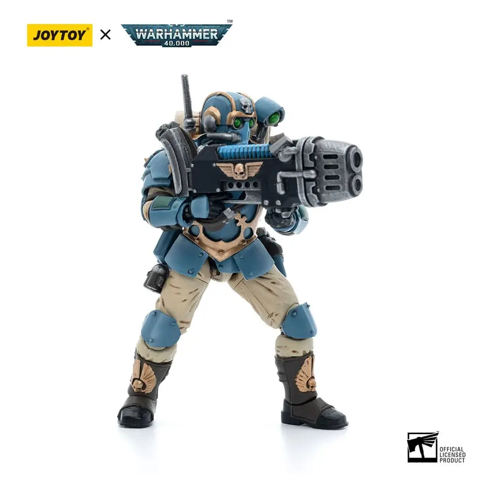 Warhammer 40k Actionfigur 1/18 Astra Militarum Tempestus Scions 55th Kappic Eagles Plasma Gunner 12 cm Produktfoto