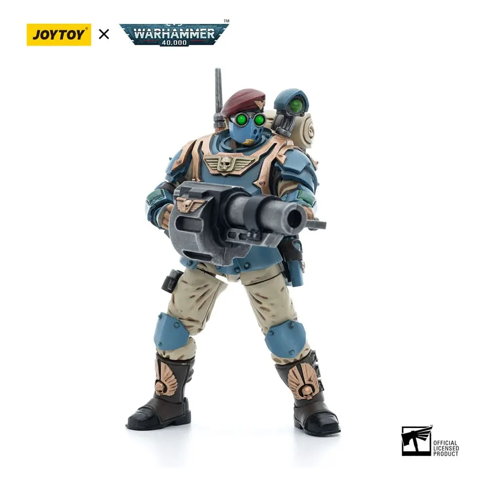 Warhammer 40k Actionfigur 1/18 Astra Militarum Tempestus Scions Command Squad 55th Kappic Eagles Grenadier 12 cm Produktfoto