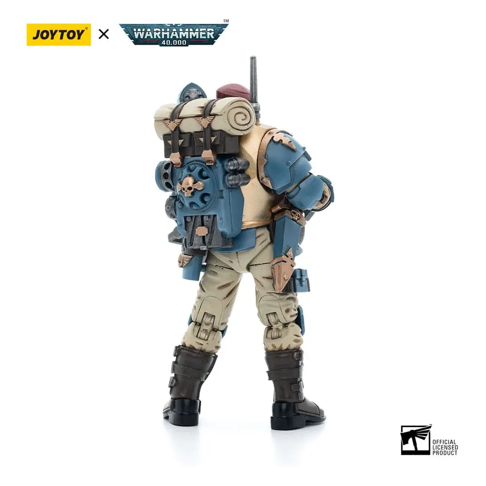 Warhammer 40k Actionfigur 1/18 Astra Militarum Tempestus Scions Command Squad 55th Kappic Eagles Grenadier 12 cm Produktfoto