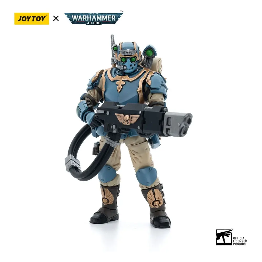 Warhammer 40k Actionfigur 1/18 Astra Militarum Tempestus Scions Squad 55th Kappic Eagles Hot-shot Volley Gunner 12 cm Produktfoto