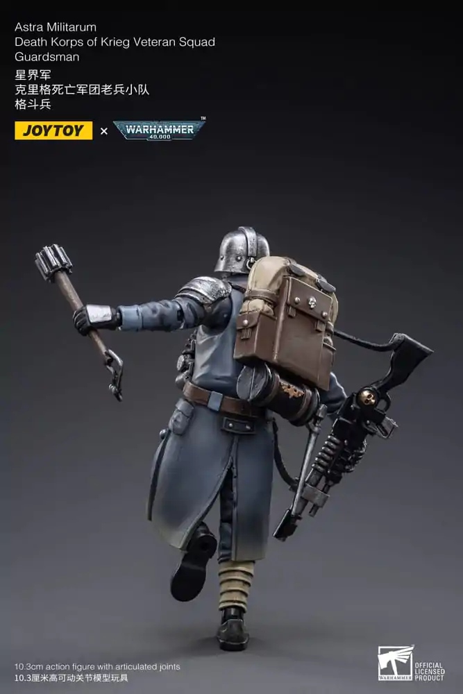Warhammer 40k Actionfigur 1/18 Astra MilitarumDeath Korps of Krieg Veteran Squad Guardsman 11 cm Produktfoto