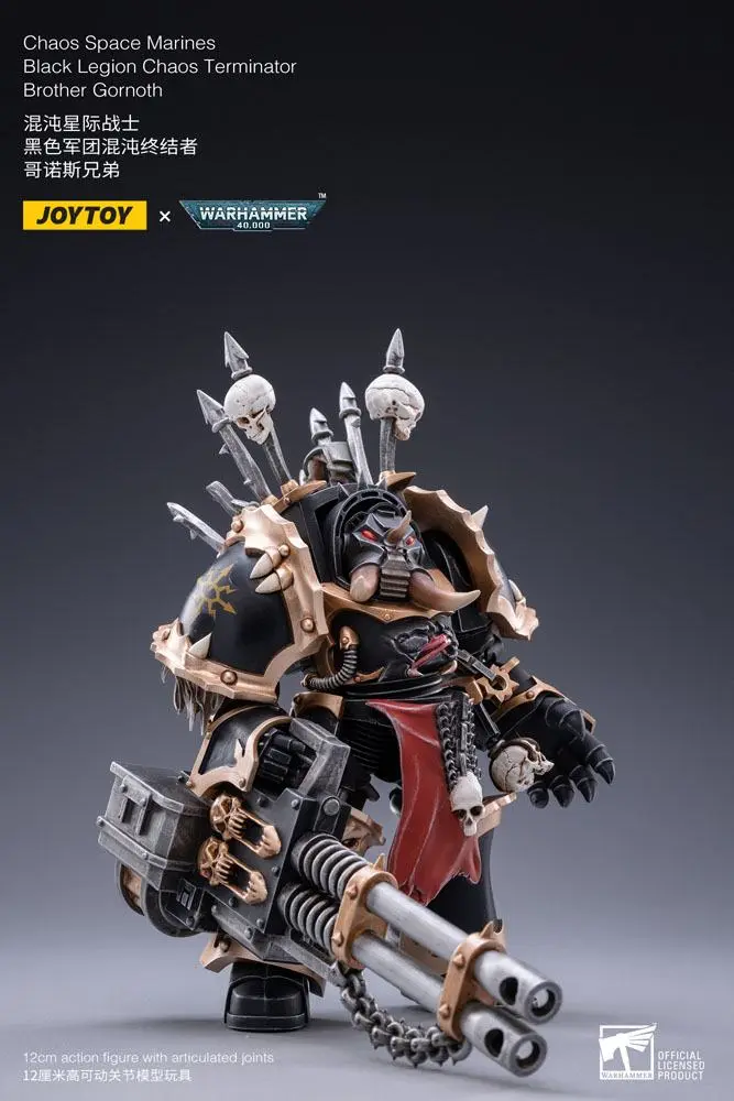 Warhammer 40k Actionfigur 1/18 Black Legion Brother Gornoth 17 cm Produktfoto