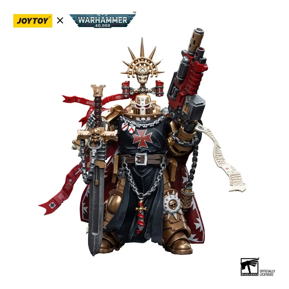 Warhammer 40k Action Figur 1/18 Black Templars High Marshal Helbrecht 12 cm termékfotó