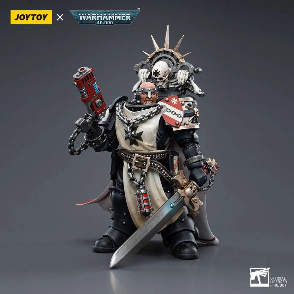 Warhammer 40k Actionfigur 1/18 Black Templars Marshal Baldeckrath 12 cm Produktfoto